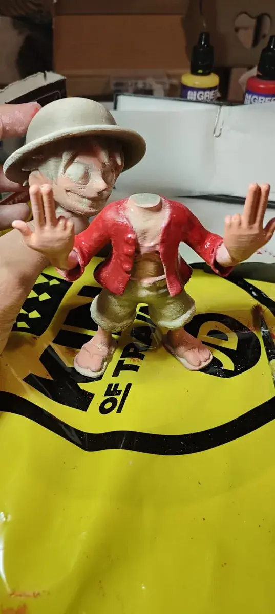 Monkey D. Luffy Painted by Acet