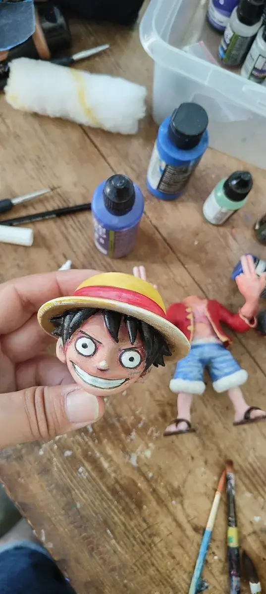 Monkey D. Luffy Painted by Acet